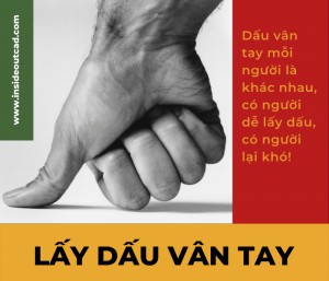 Lấy dấu vân tay trong trường hợp nào?