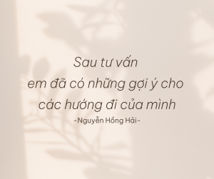 Mình hiểu về tiềm năng của bản thân hơn