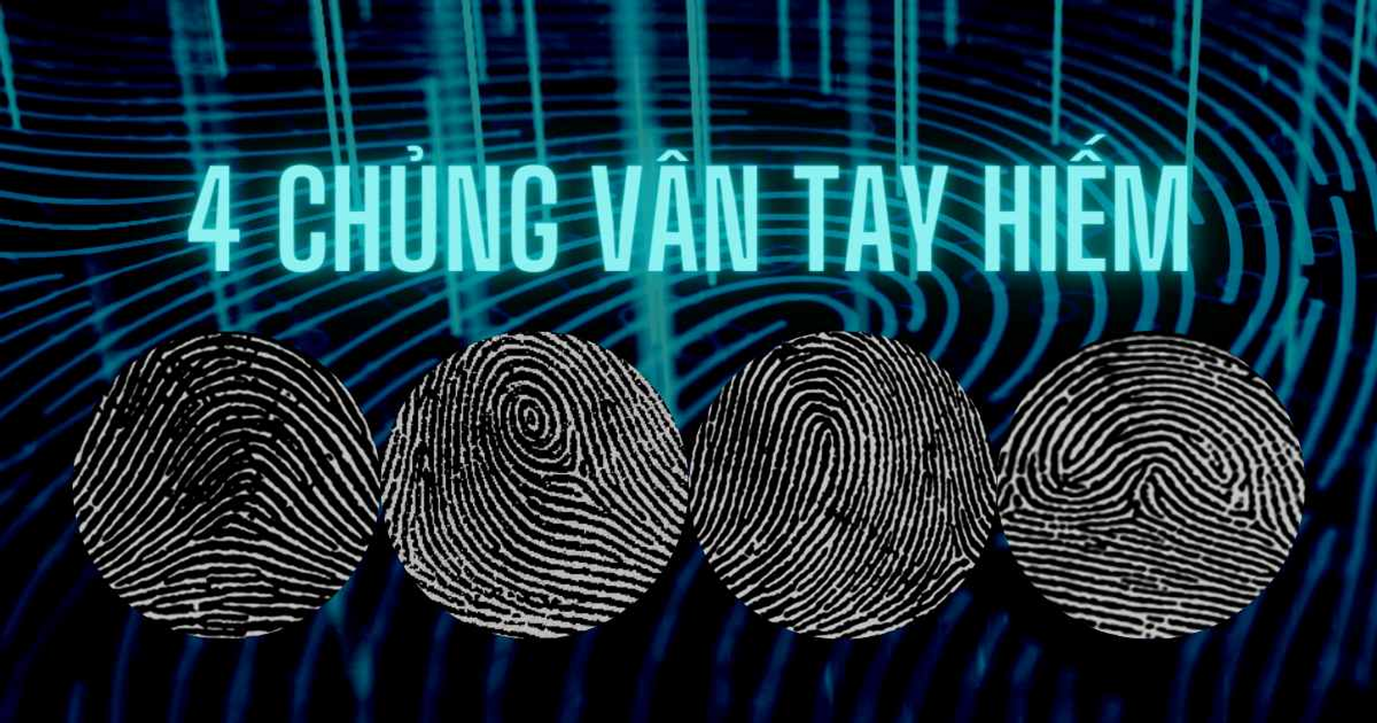 TOP 4 CHỦNG VÂN TAY HIẾM NHẤT THẾ GIỚI